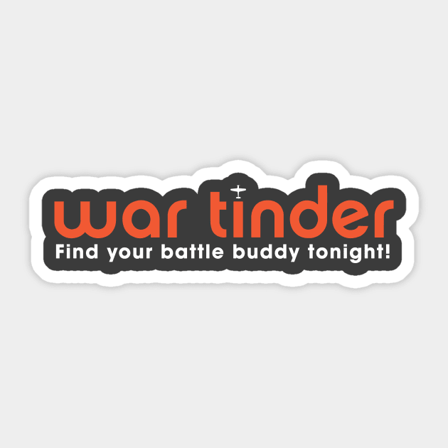 War tinder Sticker by Bo Time Gaming